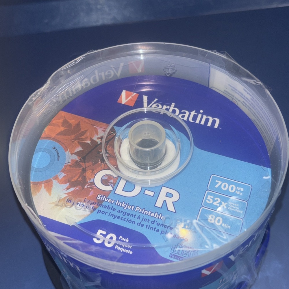 Verbatim 50 Pack Blank Recordable CD's